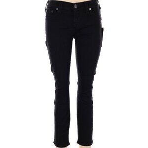 New True Religion  Size 30 Cropped Black  Ankle Jeans